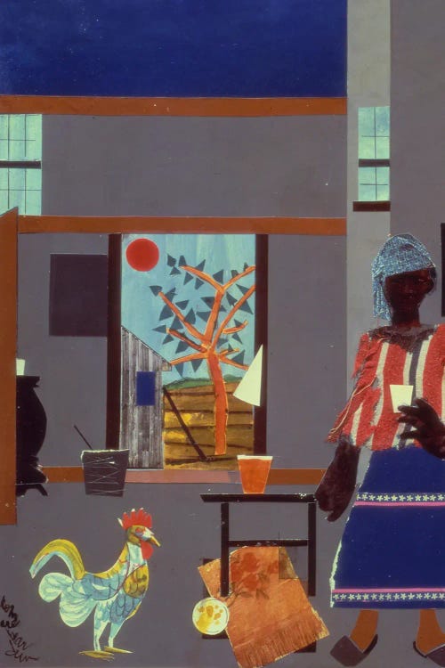 Morning Of The Rooster by Romare Bearden wall art