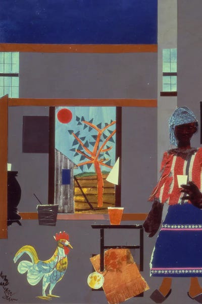 Classic Americana: Morning Of The Rooster by Romare Bearden