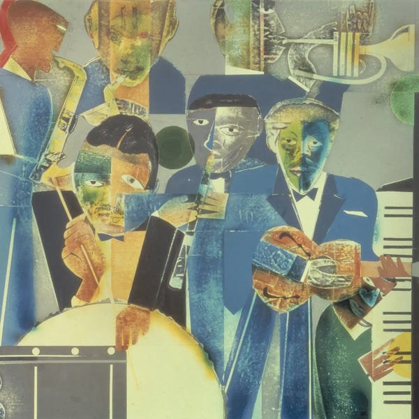 Fine Art Print: One Night Stand by Romare Bearden