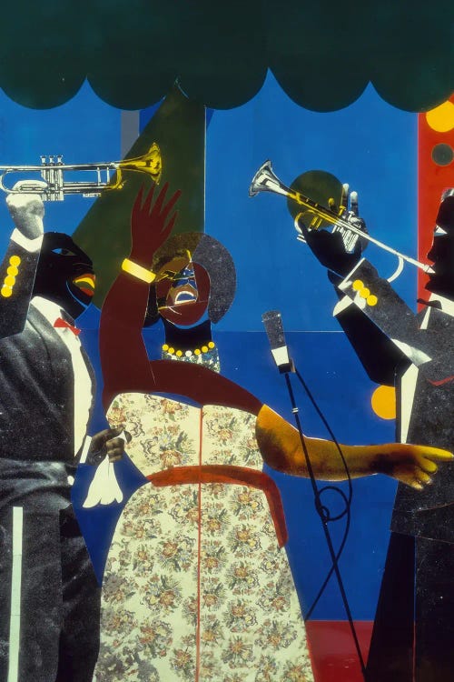 Show Time by Romare Bearden wall art