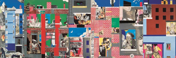 The Block II by Romare Bearden wall art