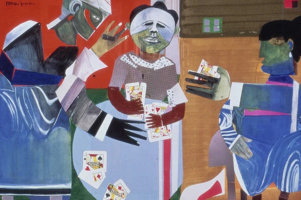 Contemporary Collage: The Gamble by Romare Bearden