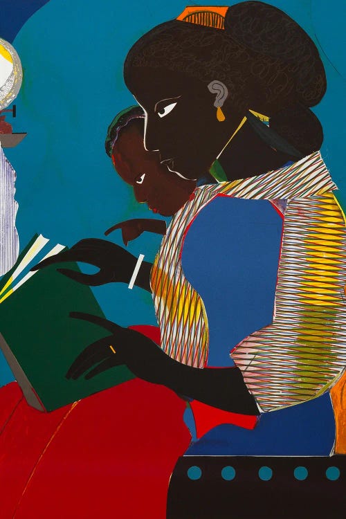 The Lamp by Romare Bearden wall art