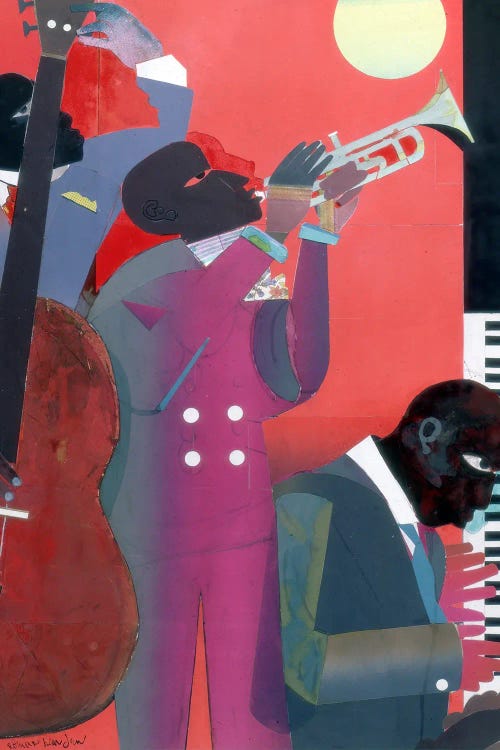 Up At Mintons by Romare Bearden wall art