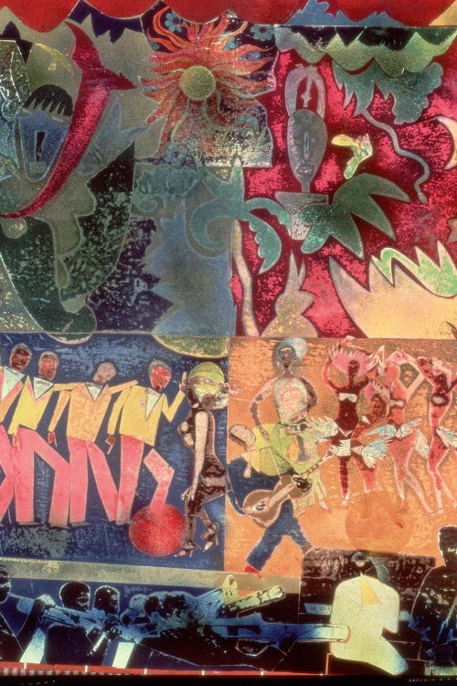 Wrapping It Up At The Lafayette by Romare Bearden wall art