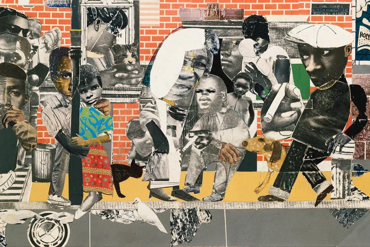 Young Students by Romare Bearden wall art