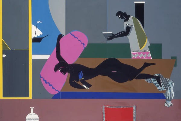 Art Enthusiast: Odysseus Leaves Circe by Romare Bearden