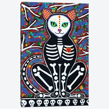 Spirit Cat Canvas Print #TBH124} by Teal Buehler Canvas Art Print