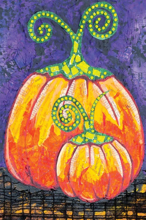 Pumpkins by Teal Buehler wall art