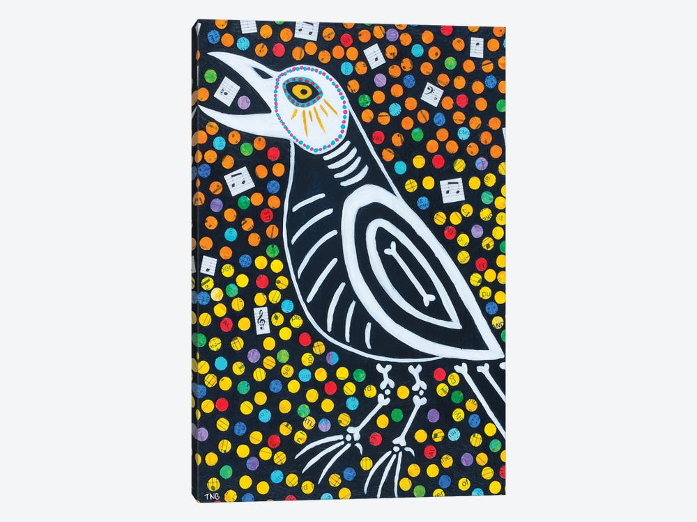 Crow Song by Teal Buehler 1-piece Canvas Artwork
