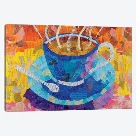 Cuppa Canvas Print #TBH29} by Teal Buehler Canvas Wall Art