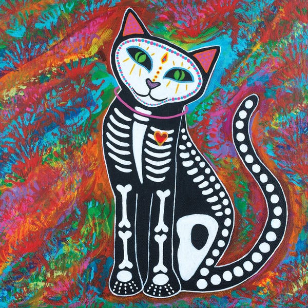 Teal Buehler: Day Of Dead Cat II by Teal Buehler