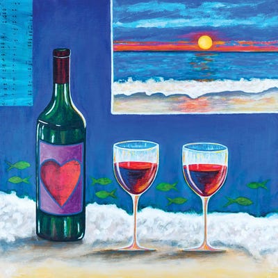 Afternoon Delight by Teal Buehler metal wall art