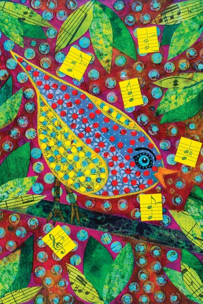 Evening Songbird by Teal Buehler metal wall art