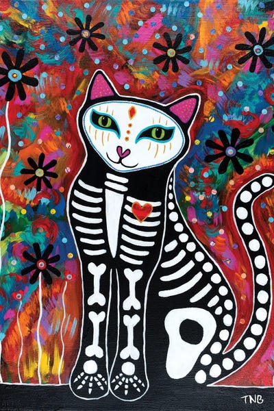 Teal Buehler: Flower Kitty by Teal Buehler
