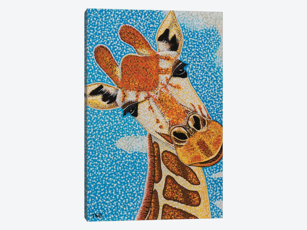 Giraffe by Teal Buehler 1-piece Canvas Wall Art