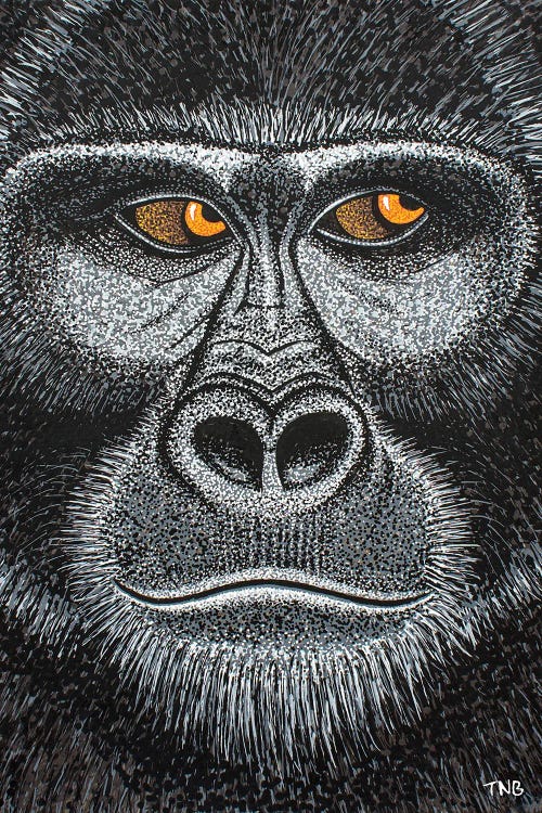 Gorilla by Teal Buehler wall art
