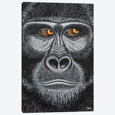 Gorilla Canvas Print #TBH51} by Teal Buehler Canvas Art Print