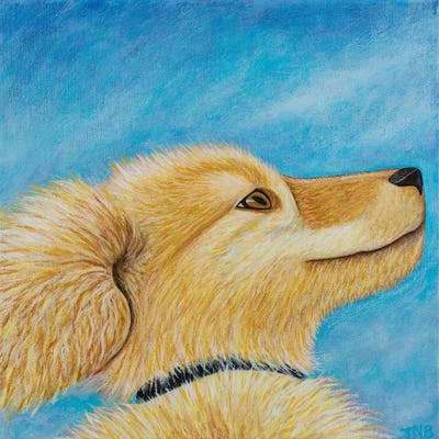 Happy Dog by Teal Buehler acrylic art print