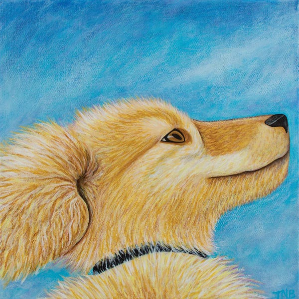Teal Buehler: Happy Dog by Teal Buehler