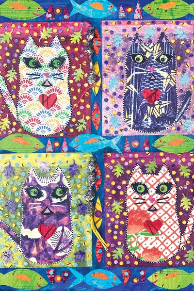 Kitteas by Teal Buehler acrylic art print