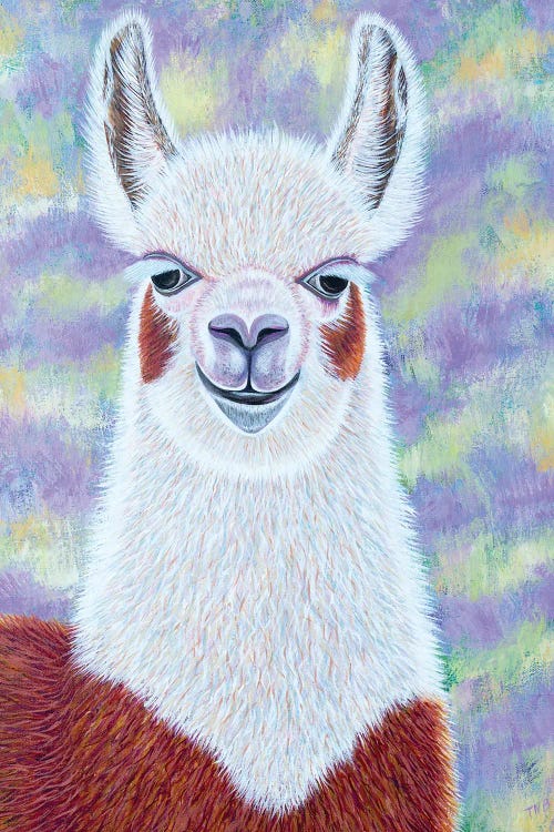 Lavender Llama by Teal Buehler wall art