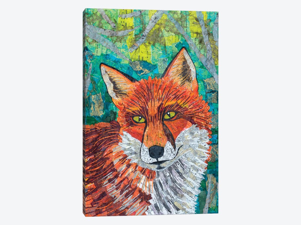 Lone Fox by Teal Buehler 1-piece Canvas Art Print