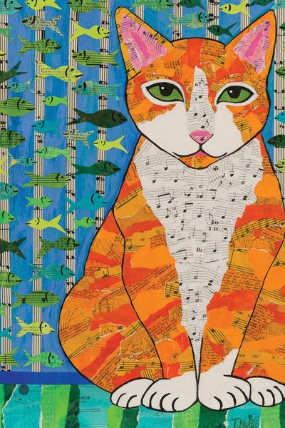 Teal Buehler: Marmalade Cat by Teal Buehler