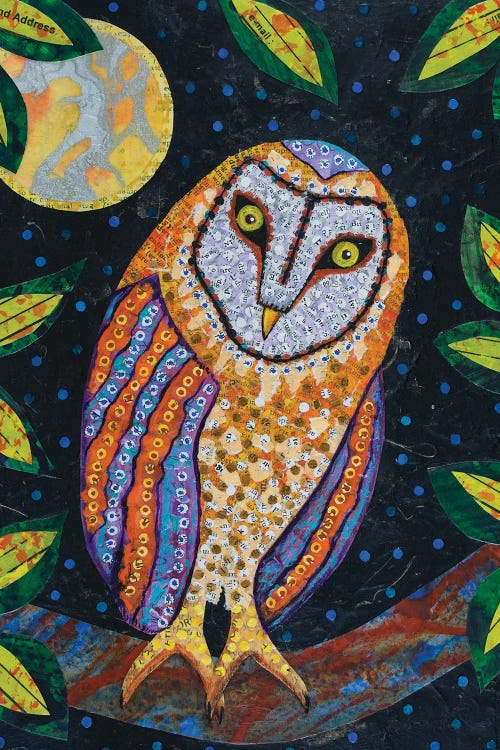 Midnight Owl by Teal Buehler wall art