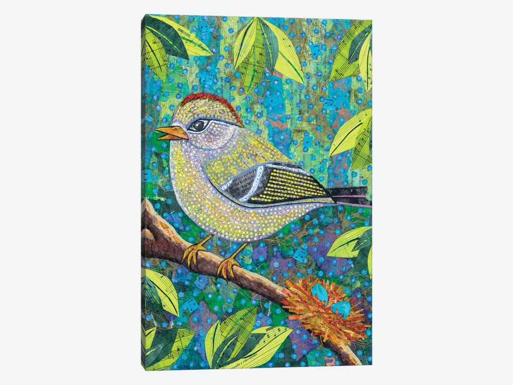 Mother Bird by Teal Buehler 1-piece Canvas Wall Art