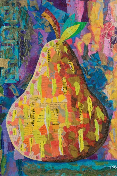 Pear by Teal Buehler acrylic art print