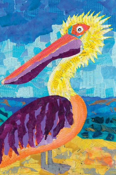Pelican by Teal Buehler acrylic art print