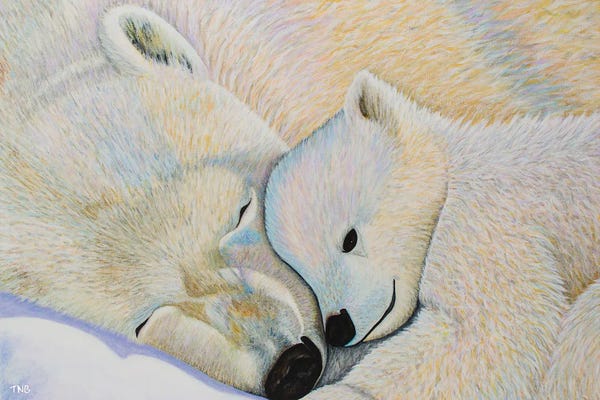 Teal Buehler: Polar Bear Love II by Teal Buehler