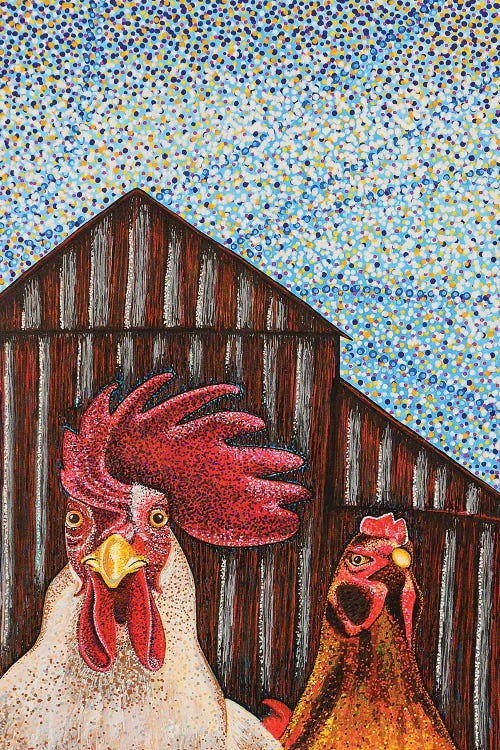 Barnyard Gothic by Teal Buehler wall art