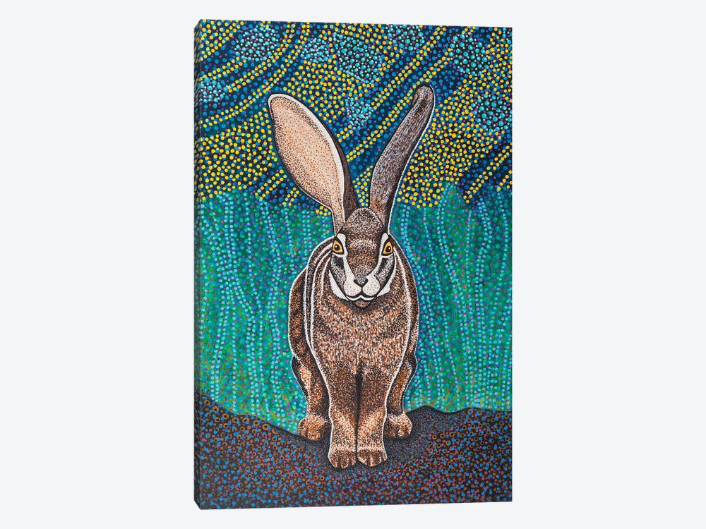 Riverine Rabbit by Teal Buehler 1-piece Canvas Art Print
