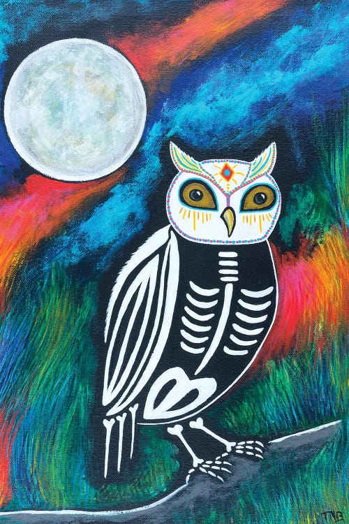 Sacred Owl by Teal Buehler wall art