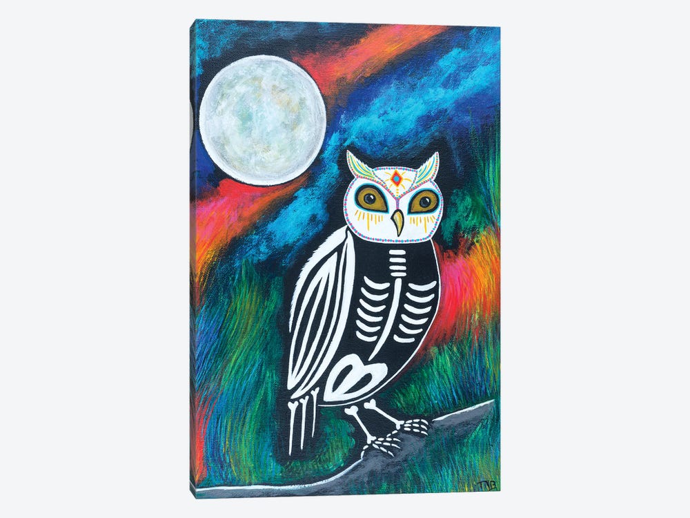 Sacred Owl by Teal Buehler 1-piece Canvas Print