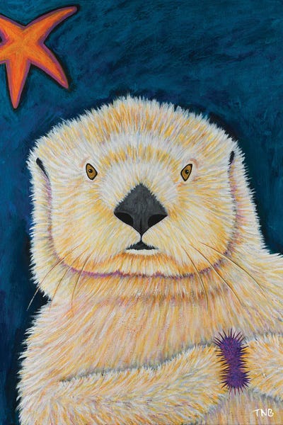 Sea Otter by Teal Buehler acrylic art print