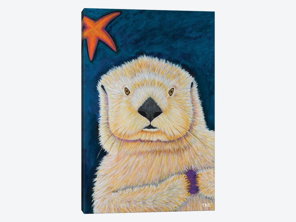Sea Otter by Teal Buehler 1-piece Canvas Wall Art