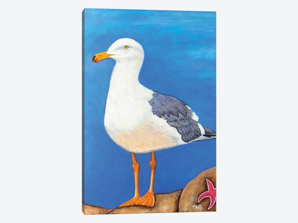 Seagull by Teal Buehler 1-piece Canvas Print