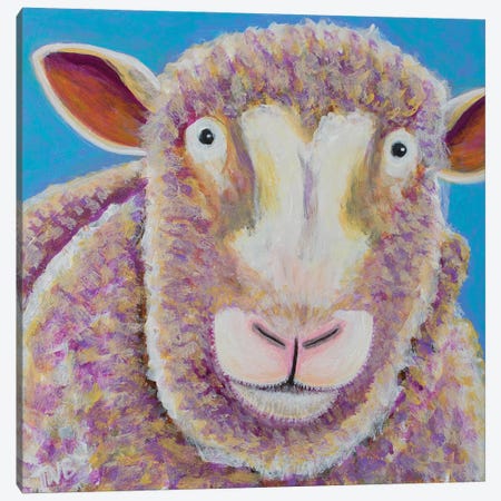 Sheep Canvas Print #TBH94} by Teal Buehler Canvas Artwork