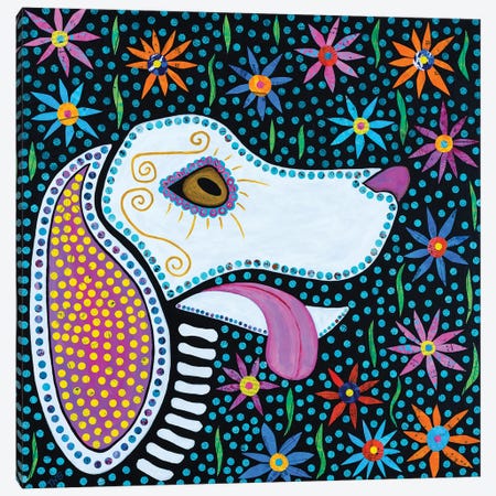 Spirit Dog Canvas Print #TBH96} by Teal Buehler Canvas Artwork