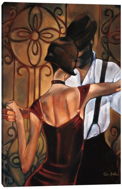 Evening Tango Canvas Art Print - Dancer Art