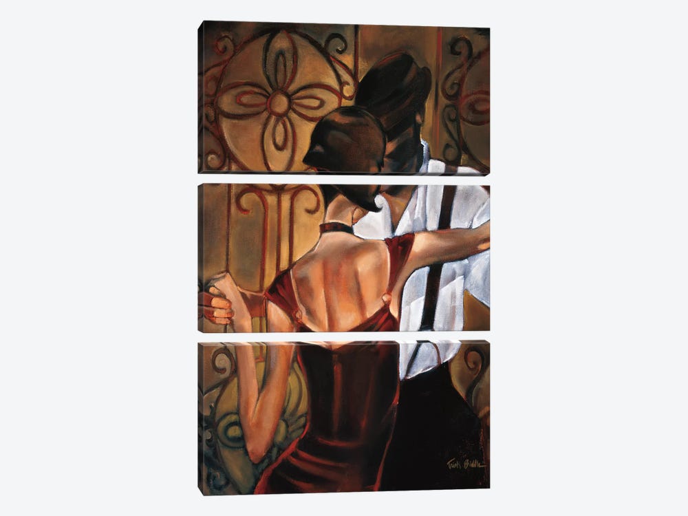 Evening Tango by Trish Biddle 3-piece Canvas Print