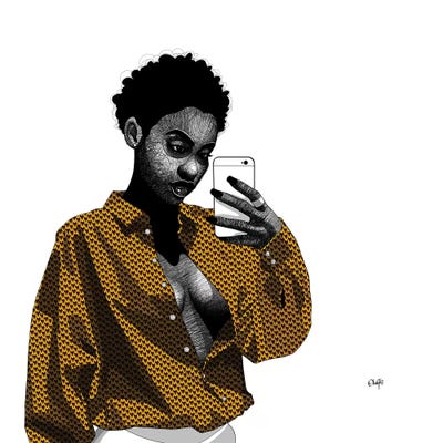 Adia by Ohab TBJ acrylic art print