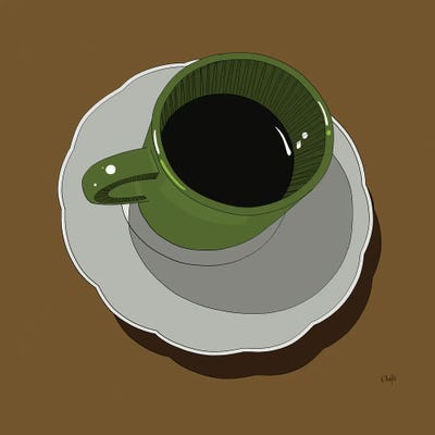 A Cup Of Black Coffee by Ohab TBJ acrylic art print