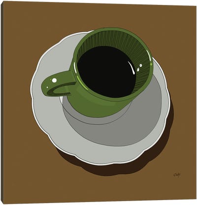 A Cup Of Black Coffee Canvas Art Print - Ohab TBJ