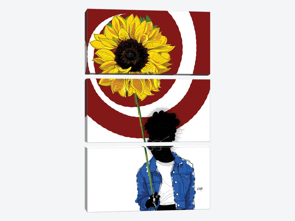 Playing With The Sun by Ohab TBJ 3-piece Art Print