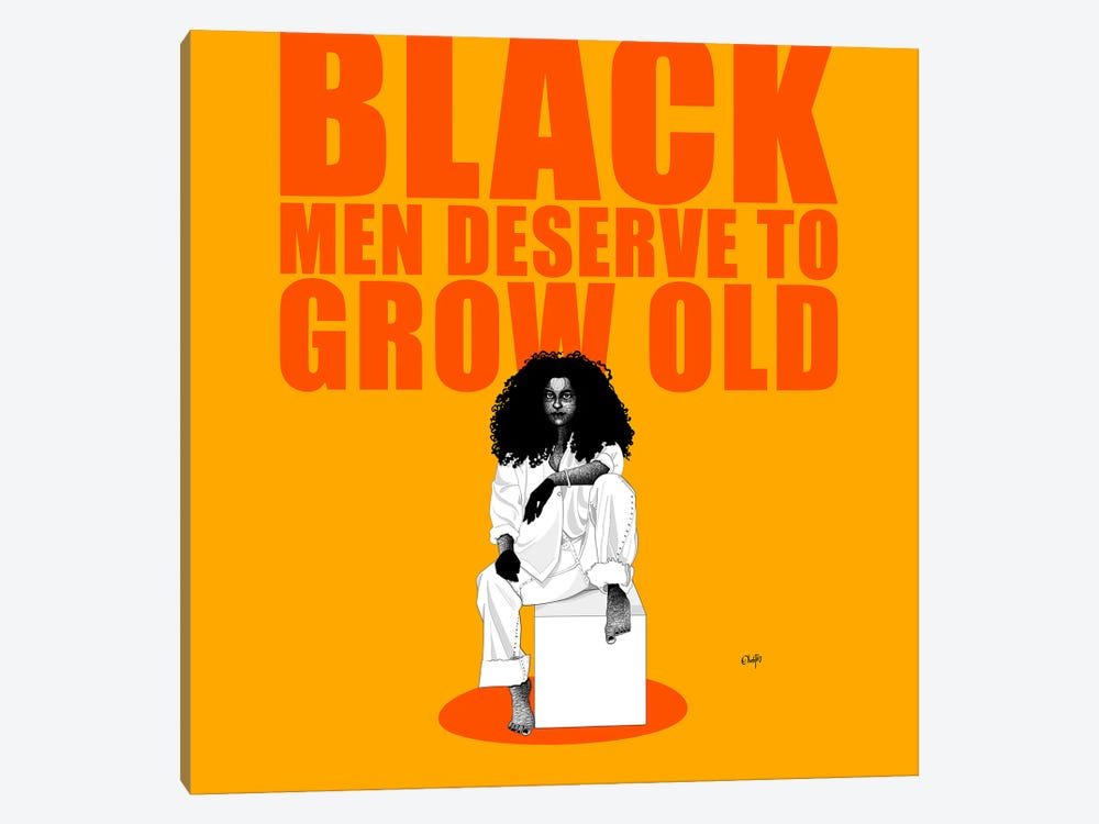 Black Men Deserve To Grow Old by Ohab TBJ 1-piece Art Print