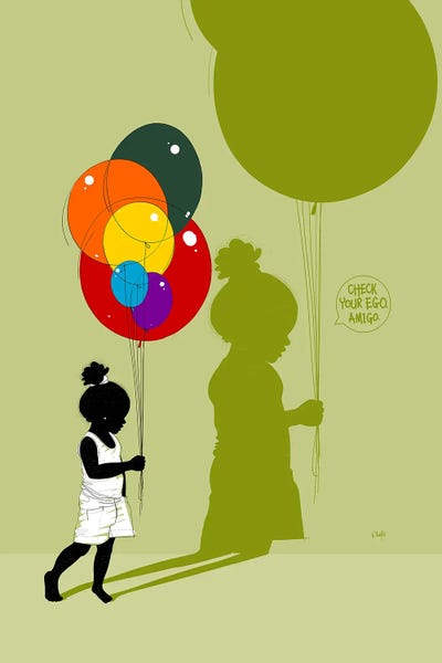 Child Portraits: Check Your Ego Amigo by Ohab TBJ